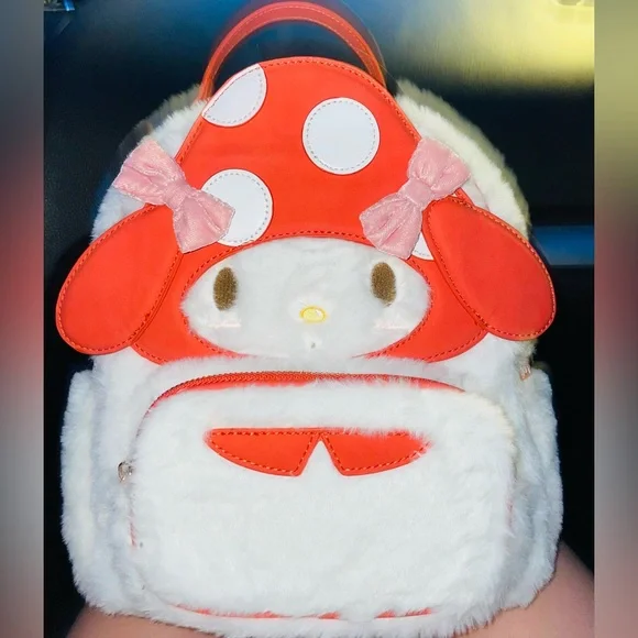 Sanrio | Bags | My Melody Boxlunch Exclusive Mushroom Fur Backpack |  Poshmark